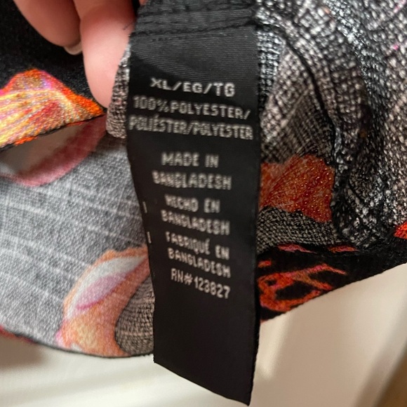 MALIBU by Drill Clothing Co. Sea Theme Short Sleeve Button-up Shirt Size XL - Picture 7 of 7